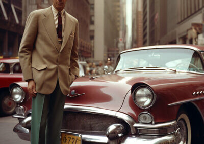 1955 Buick Special Deluxe Sedan Model AI, photographed in New York